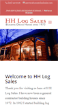 Mobile Screenshot of hhlogsales.com
