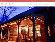 Tablet Screenshot of hhlogsales.com